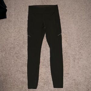 olive green lulu leggings